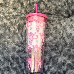 Pink Monkey Party Tumbler